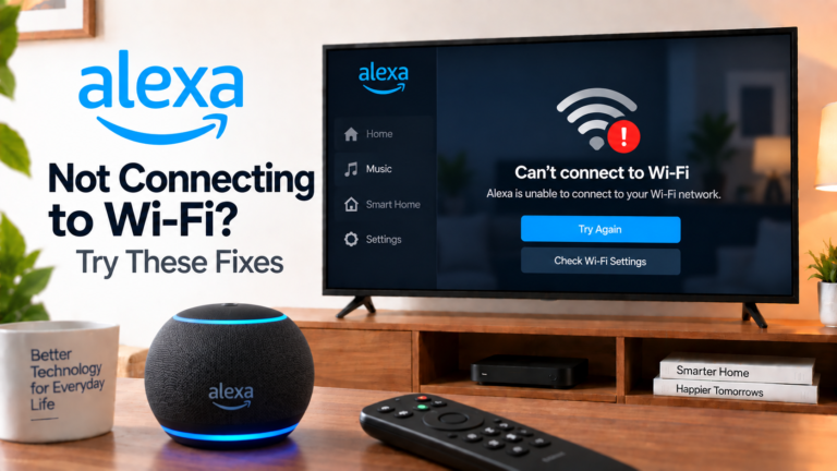 Alexa not connecting to Wi-Fi troubleshooting guide