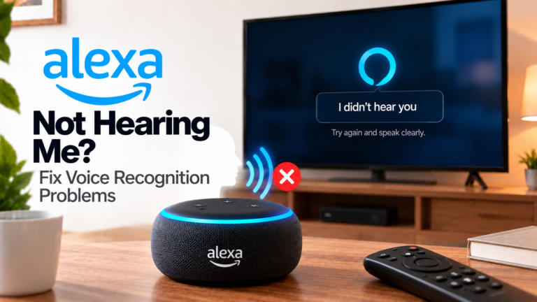 Alexa not hearing voice troubleshooting guide