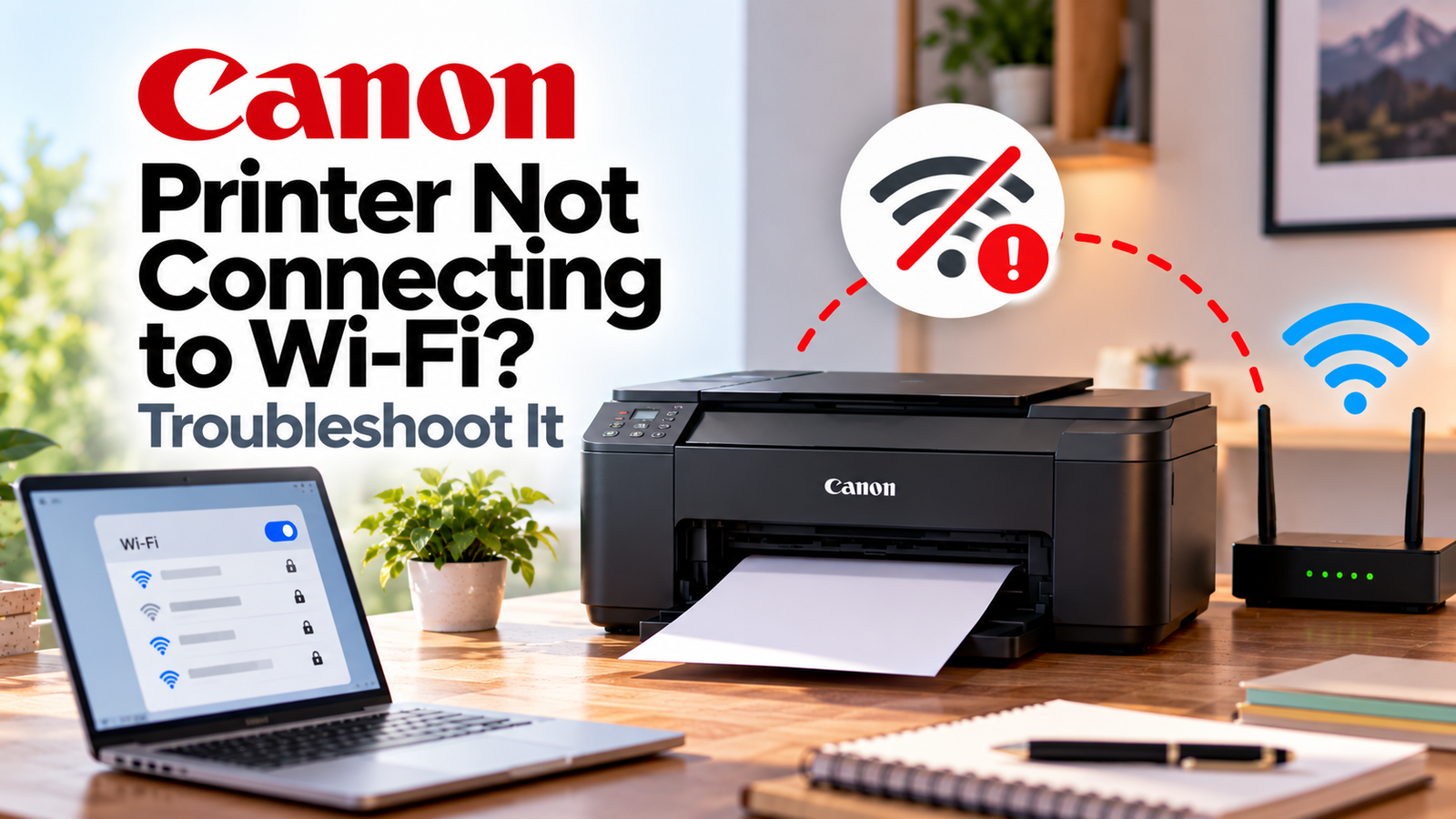 Canon printer not connecting to Wi-Fi troubleshooting guide