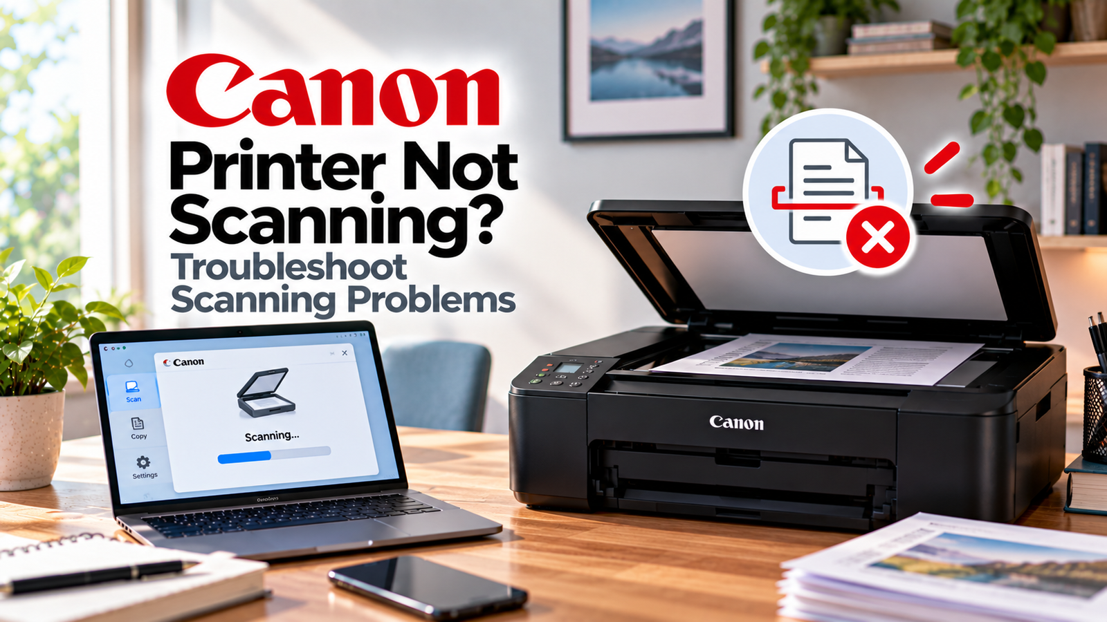 Canon printer not scanning troubleshooting guide