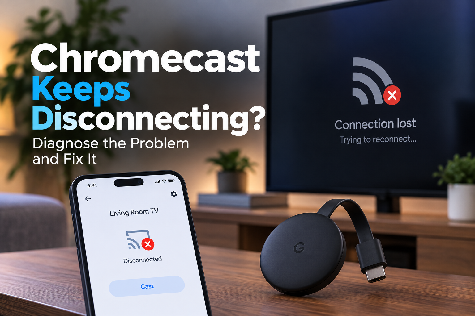 Chromecast disconnecting
