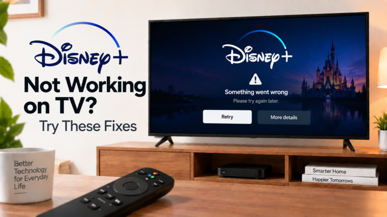 Disney Plus not working on TV troubleshooting guide