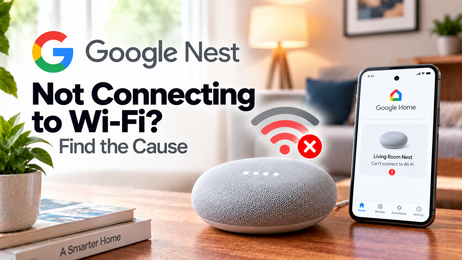 Google Nest Not Connecting to Wi-Fi
