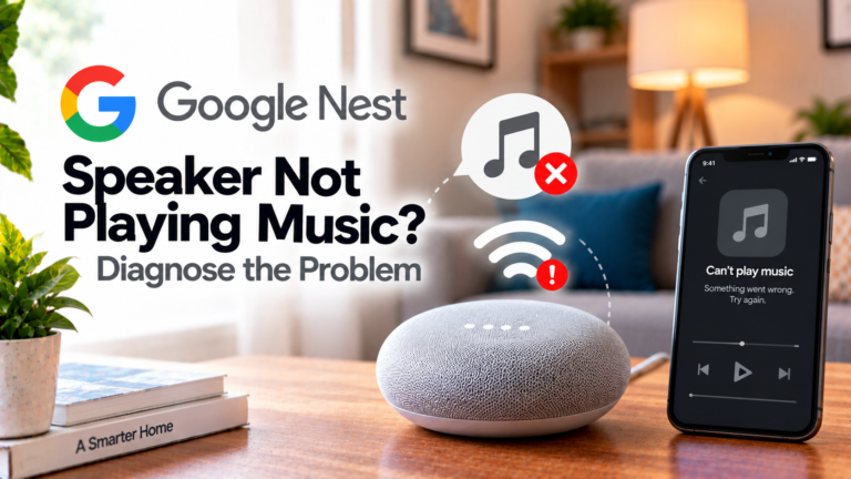 Google Nest speaker not playing music troubleshooting guide