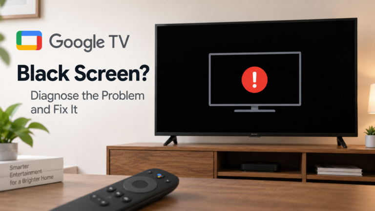 Google TV Black Screen