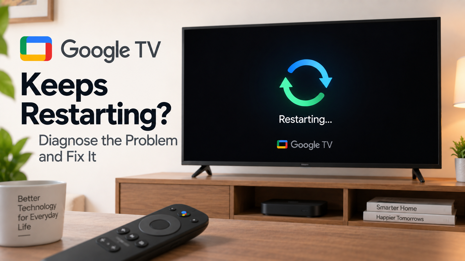 Google TV keeps restarting