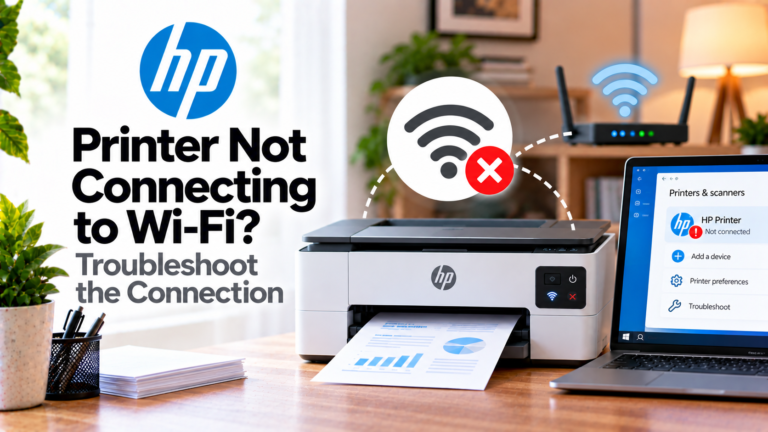 HP printer not connecting to Wi-Fi troubleshooting guide