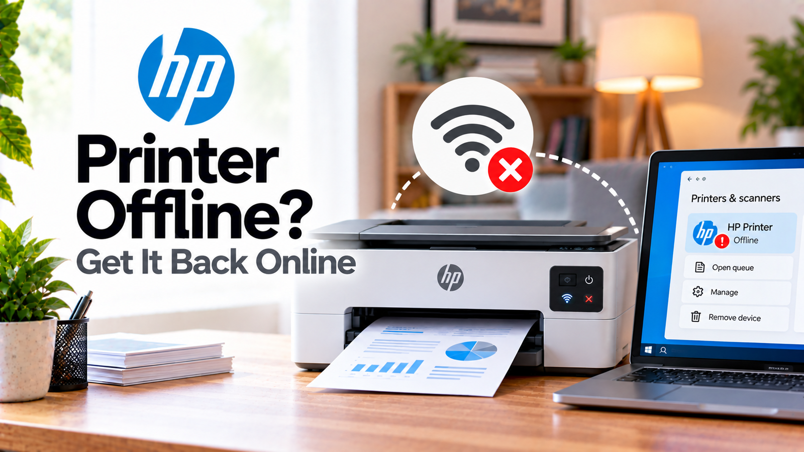 HP printer offline troubleshooting guide
