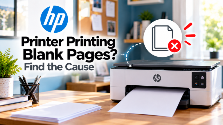 HP printer printing blank pages troubleshooting guide