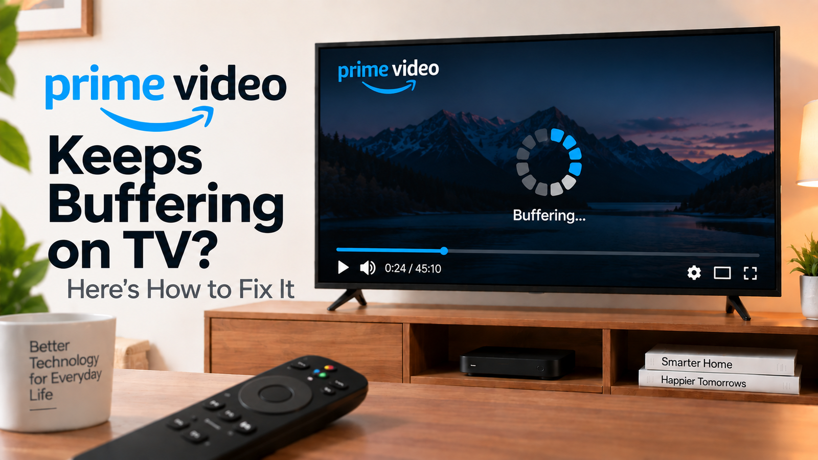 Prime Video keeps buffering on TV troubleshooting guide
