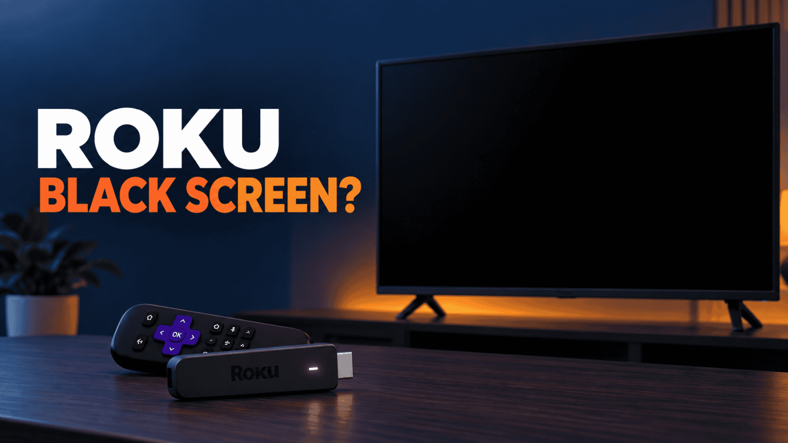 Roku black screen
