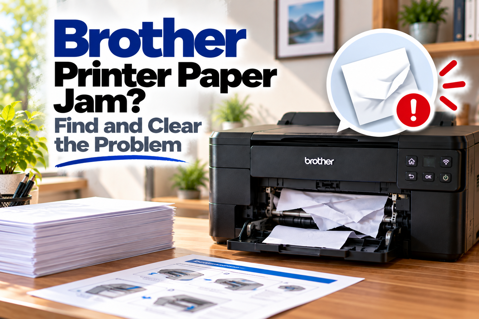 Brother printer paper jam troubleshooting guide