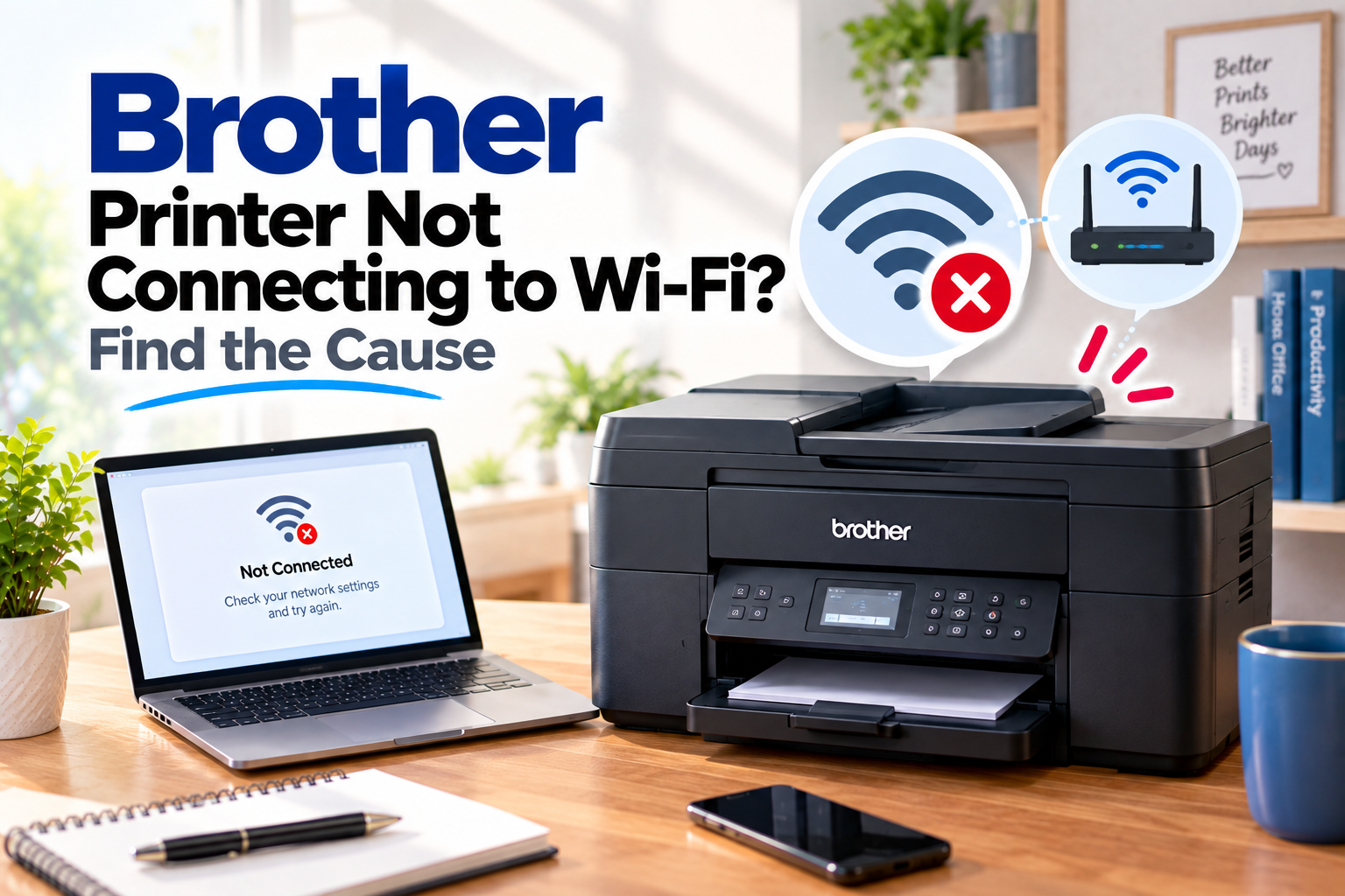 Brother printer not connecting to Wi-Fi troubleshooting guide