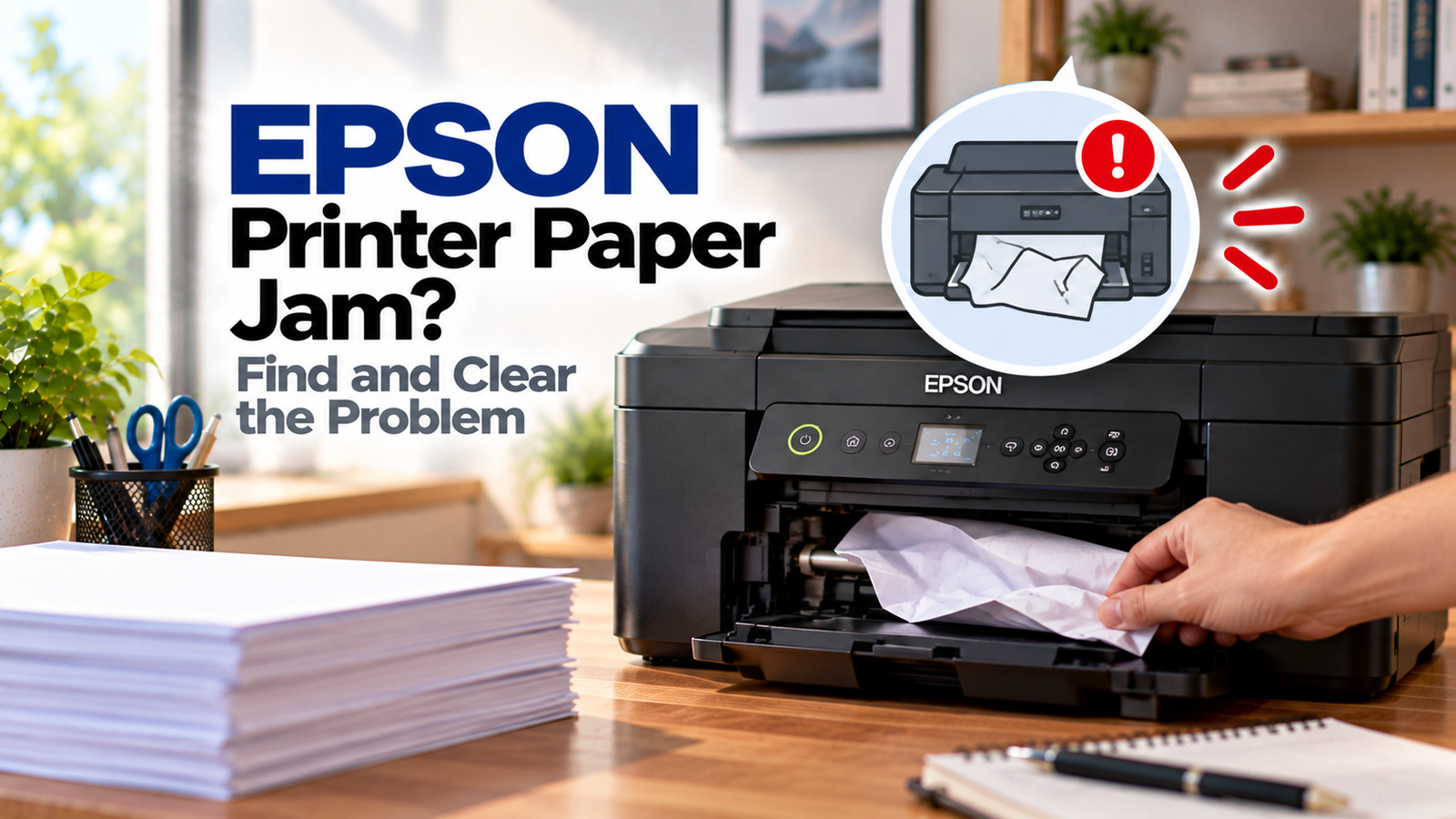 Epson printer paper jam troubleshooting guide