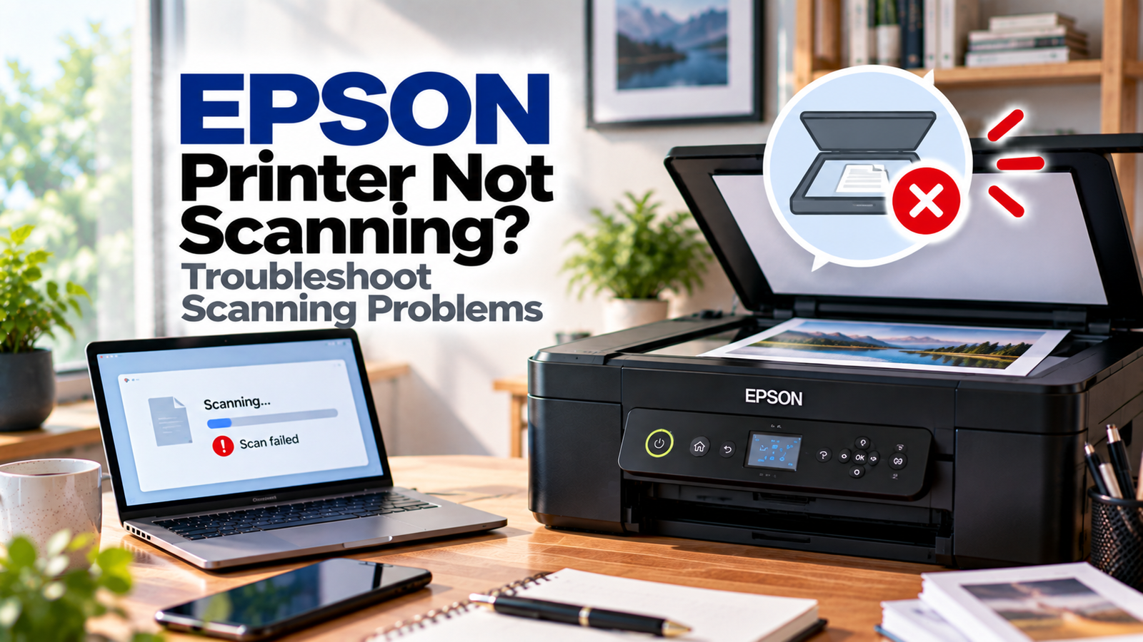 Epson printer not scanning troubleshooting guide