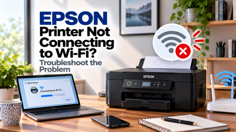 Epson printer not connecting to Wi-Fi troubleshooting guide