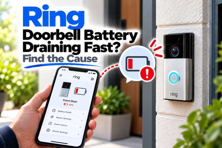 Ring Doorbell Battery Draining Fast? Find the Cause