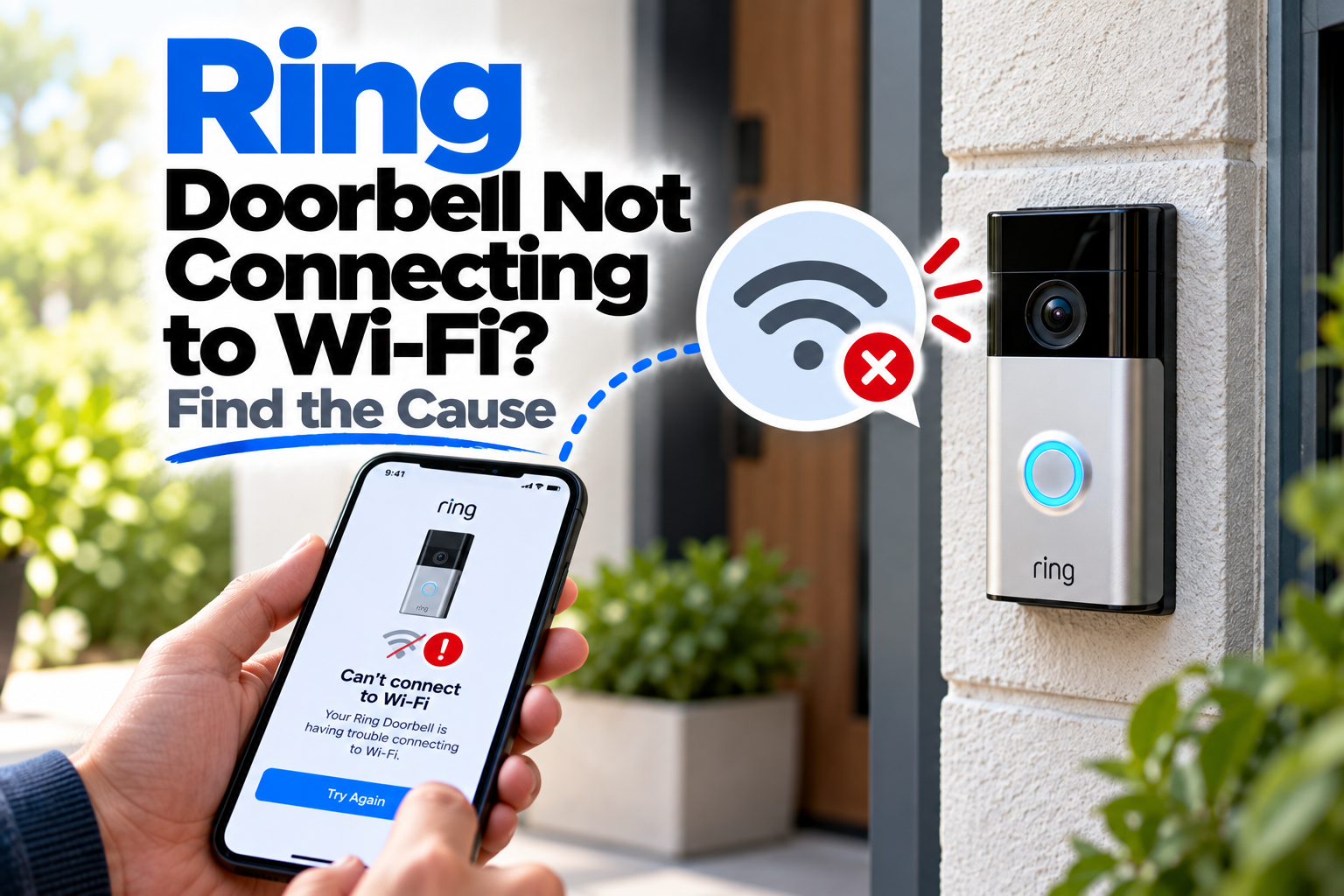 Ring Doorbell not connecting to Wi-Fi troubleshooting guide