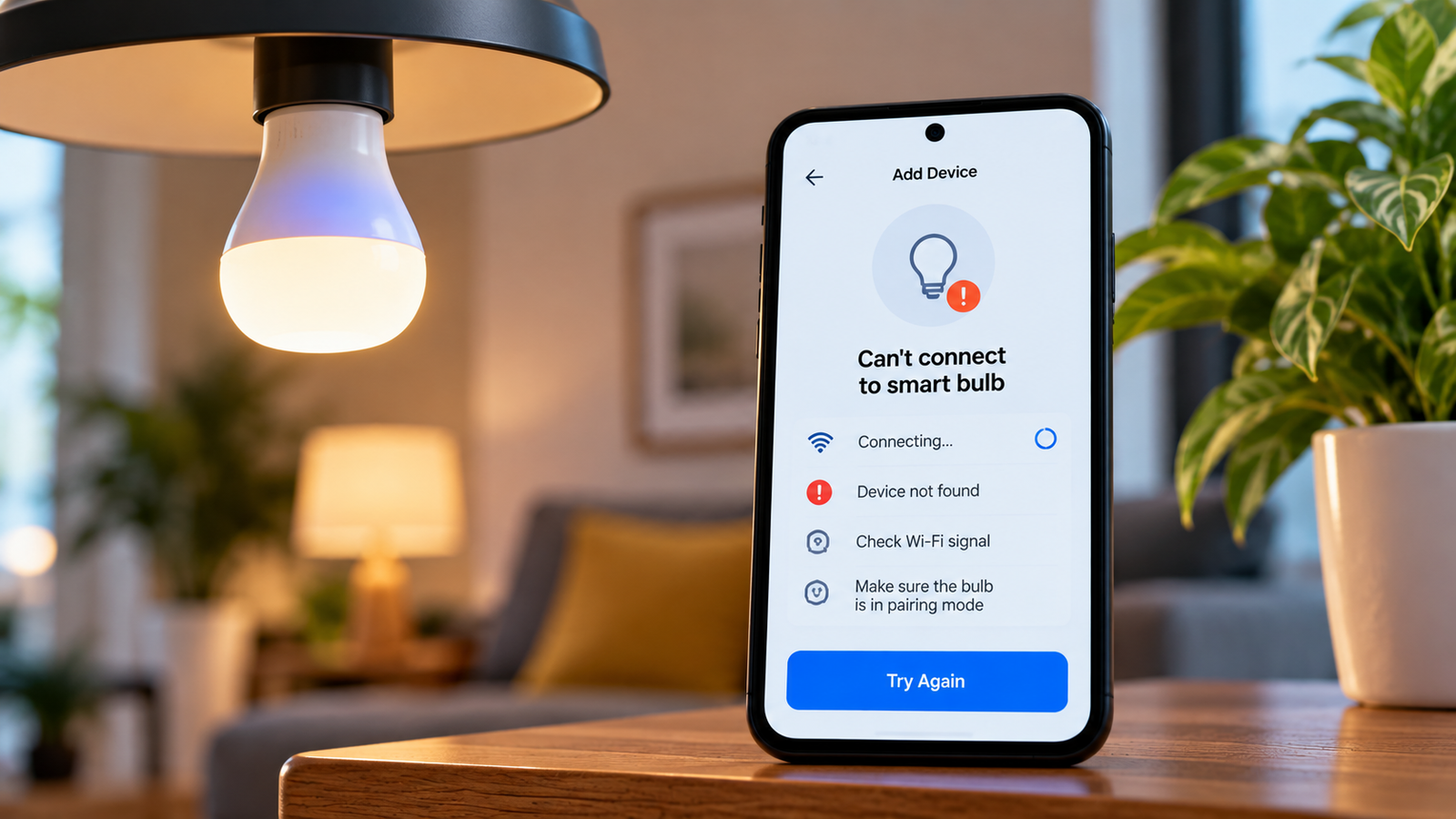Smart bulb not dimming fix