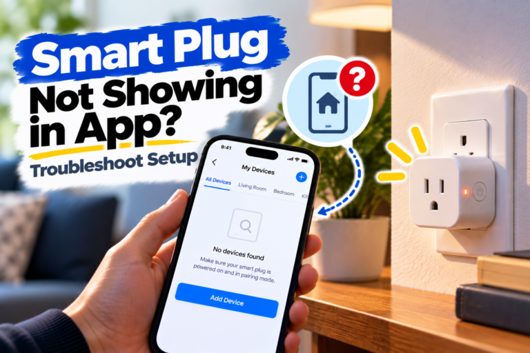 Smart plug not showing in app troubleshooting guide with a smart plug and smartphone unable to find the device